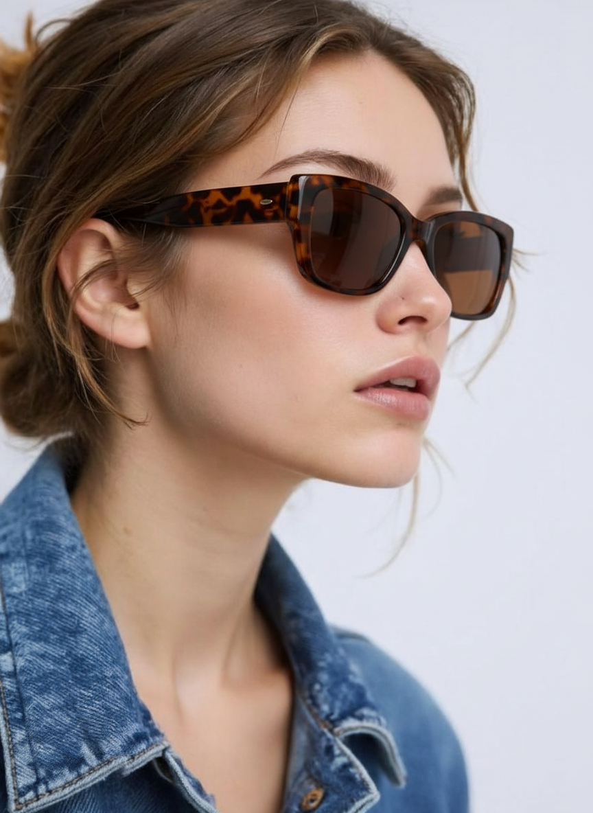 Woman wearing sunglasses outdoors